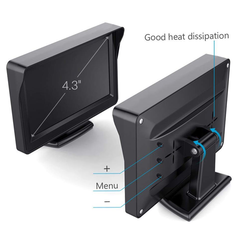 Amazon.co.jp: 5インチカーモニターTFT LCD HDデジタル16：9 800 * 480